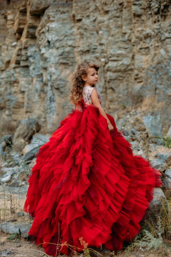 Attention Red Ball Gown / Trendy Kids' Clothes In Texas
